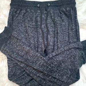 Cozy Grey Wash Thin Sweatpants